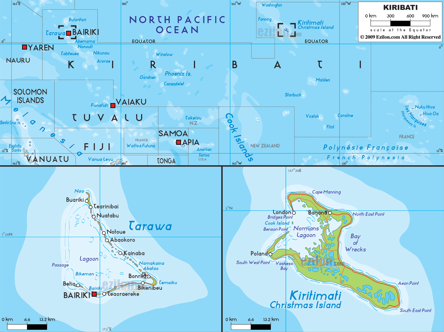 Kiribati carte